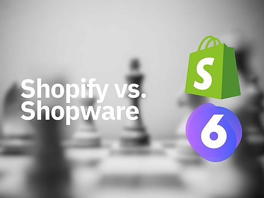 Titelbild Blogbeitrag Shopify vs. Shopware